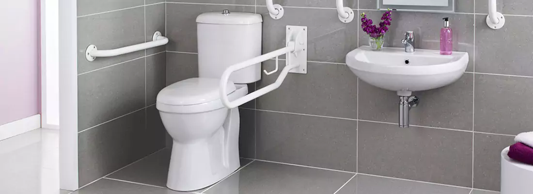 Modern Handicap Bathroom Solutions with Safety Features in Mississauga, ON