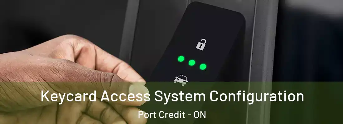  Keycard Access System Configuration Port Credit - ON