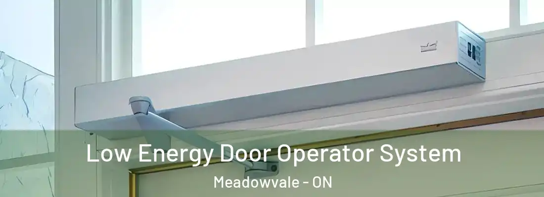  Low Energy Door Operator System Meadowvale - ON