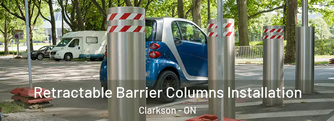  Retractable Barrier Columns Installation Clarkson - ON