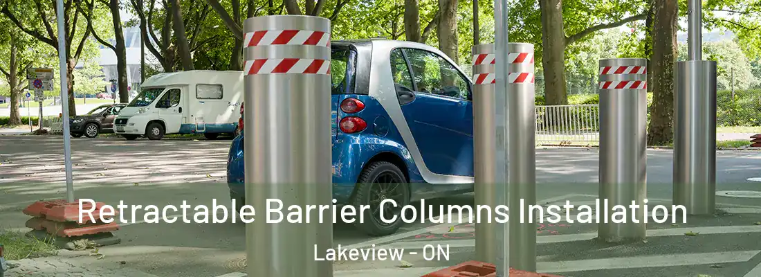  Retractable Barrier Columns Installation Lakeview - ON