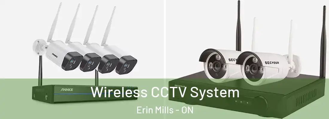  Wireless CCTV System Erin Mills - ON